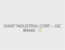 Tablet Screenshot of gicbrake.com